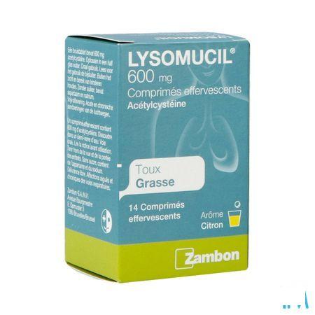 Lysomucil 600 Comprimes Effervescents 14 X 600 mg