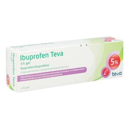 Ibuprofen Teva Gel Tube 120 gr 