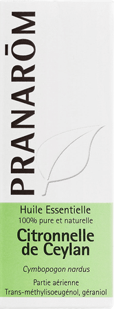 Citronnella Ceylan Essentiele Olie 10 ml  -  Pranarom