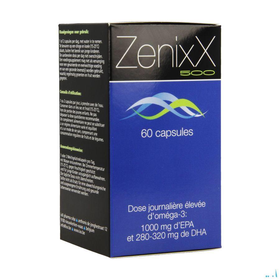 Zenixx 500 Capsule 60x 500 mg  -  Ixx Pharma