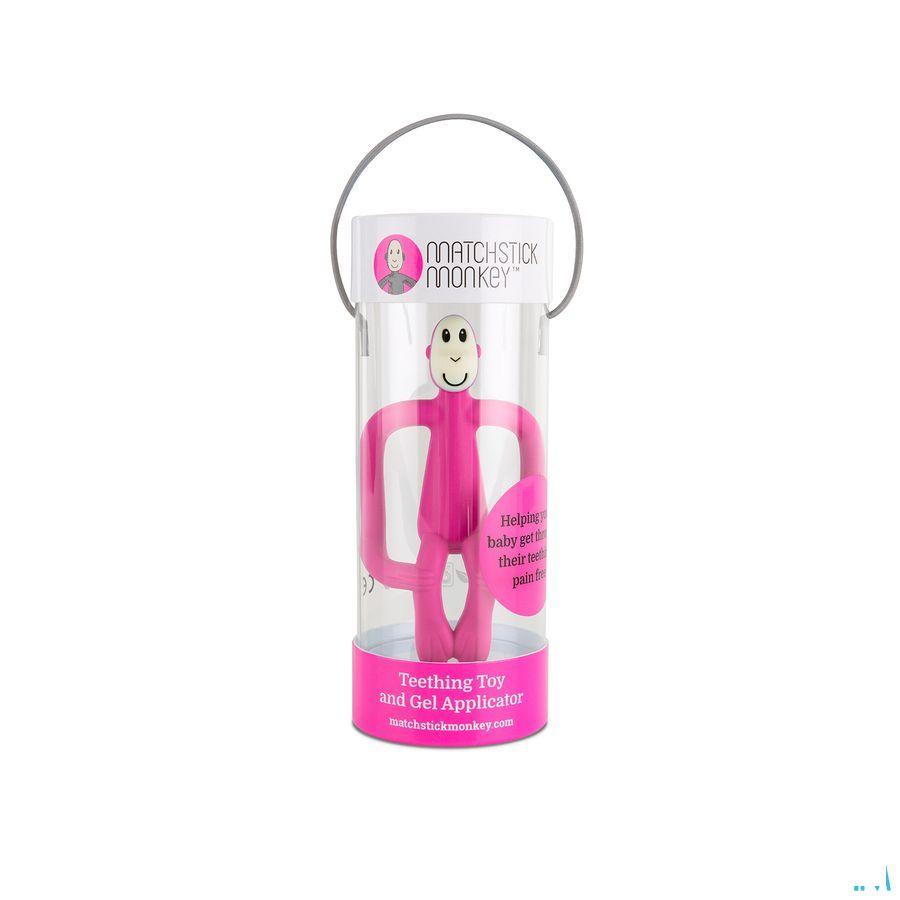 Matchstick Monkey Bijtring Roze  -  Bomedys