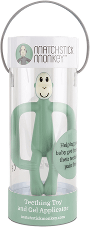 Matchstick Monkey Bijtring Munt Groen  -  Bomedys