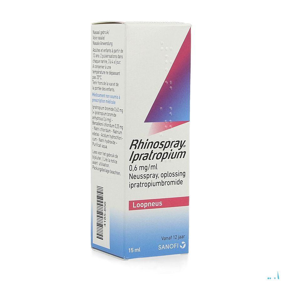 Rhinospray Ipratropium 0,6Mg/Ml Neusspray 15 ml