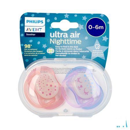 Philips Avent Fopspeen +0M Air Night Girls