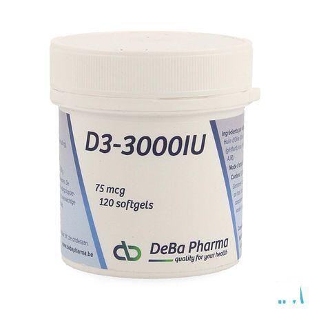 D3 3000 Iu Capsule 120  -  Deba Pharma