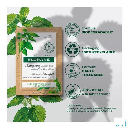 Klorane Capilaire Masker Reinigend Brandnetel 8X3G