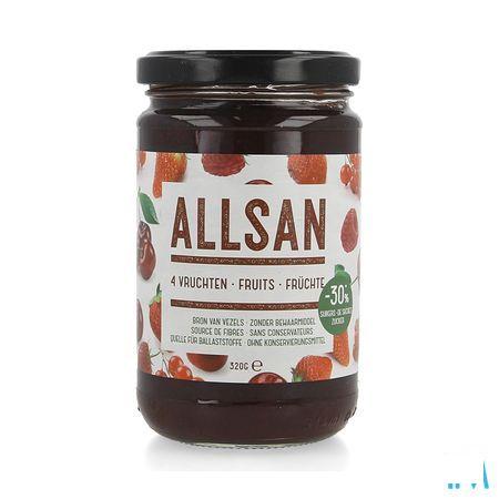 Allsan Broddbeleg 4 Vruchten 320 gr  -  Revogan