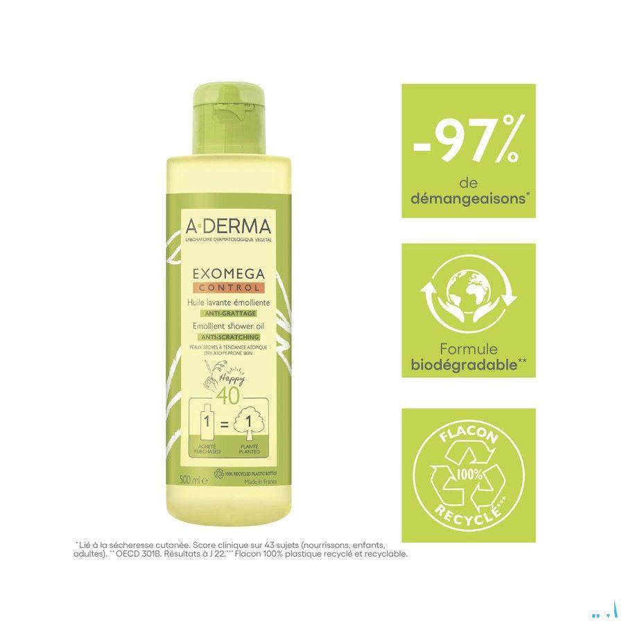 Aderma Exomega Control Olie Emolierend Tube 500 ml  -  Aderma