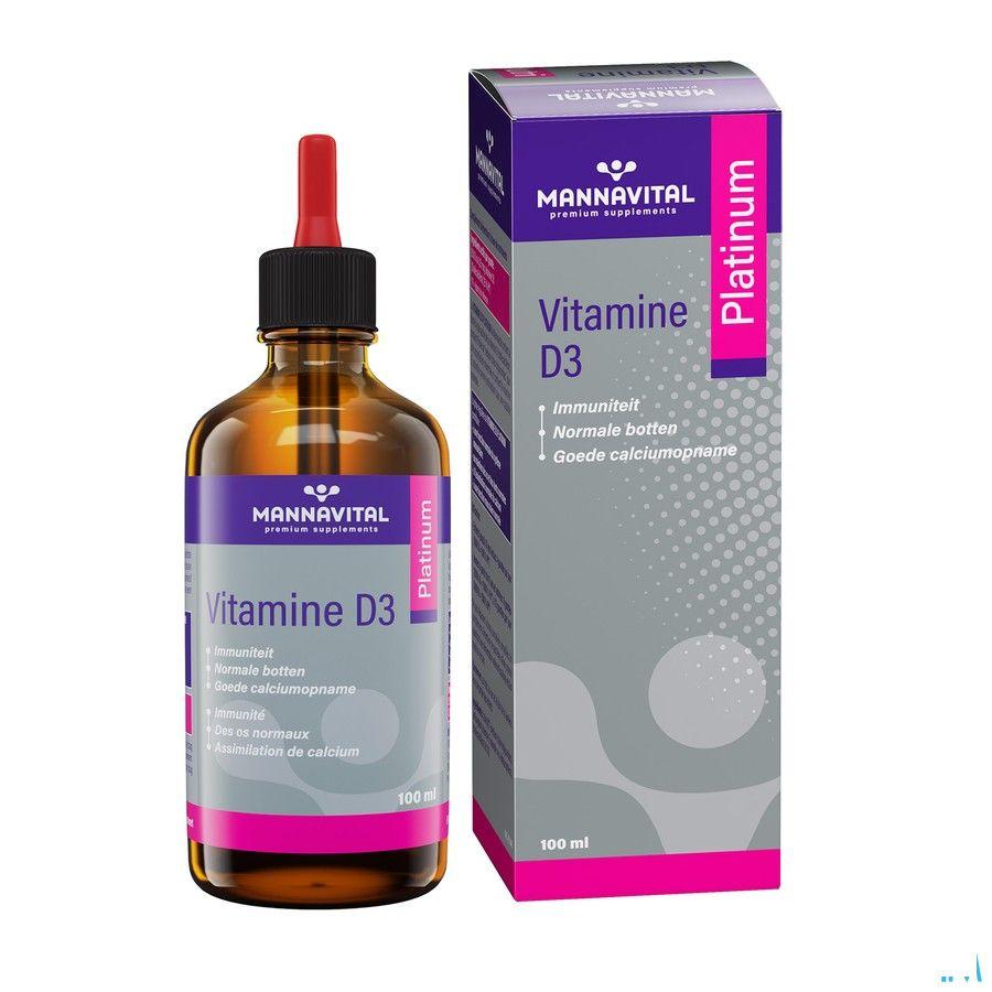 Mannavital Vitamine D3 Platinum Druppels 100 ml
