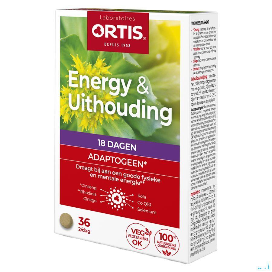 Ortis Energy & endurance Tabletten 2x18  -  Ortis