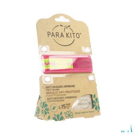 Para'kito Wristband Graffic Ethnic&geom Pink Inca