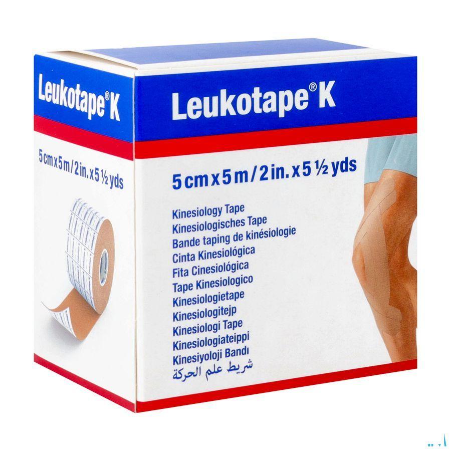 Leukotape K Kleefwindel Elast Huid 5,0cm x 5m 1