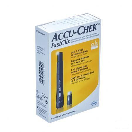 Accu Chek Fastclix (prikker + lancet 1x6)05864666171  -  Roche Diagnostics