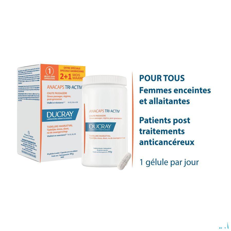 Ducray Anacaps Tri-Activ Caps 90