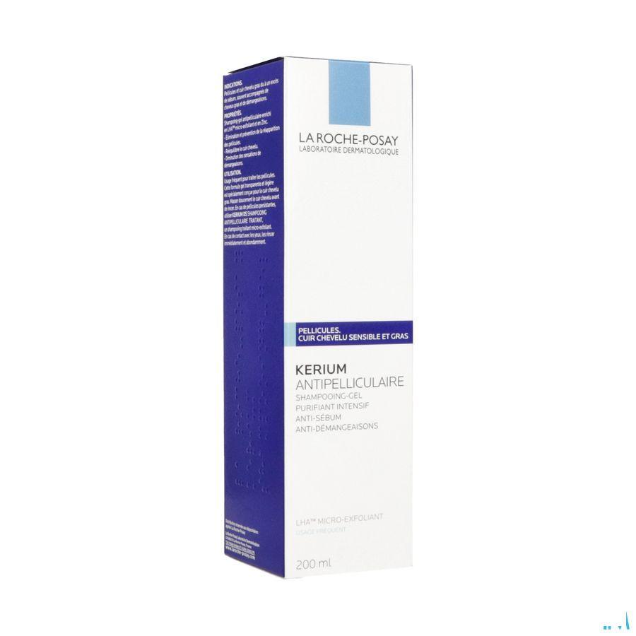 Kerium Shampooing Gel Antipelliculaire Pg 200 ml  -  La Roche-Posay