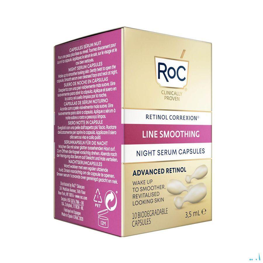 Roc Retinol Correx.Line Smooth.Night Serum Caps 10