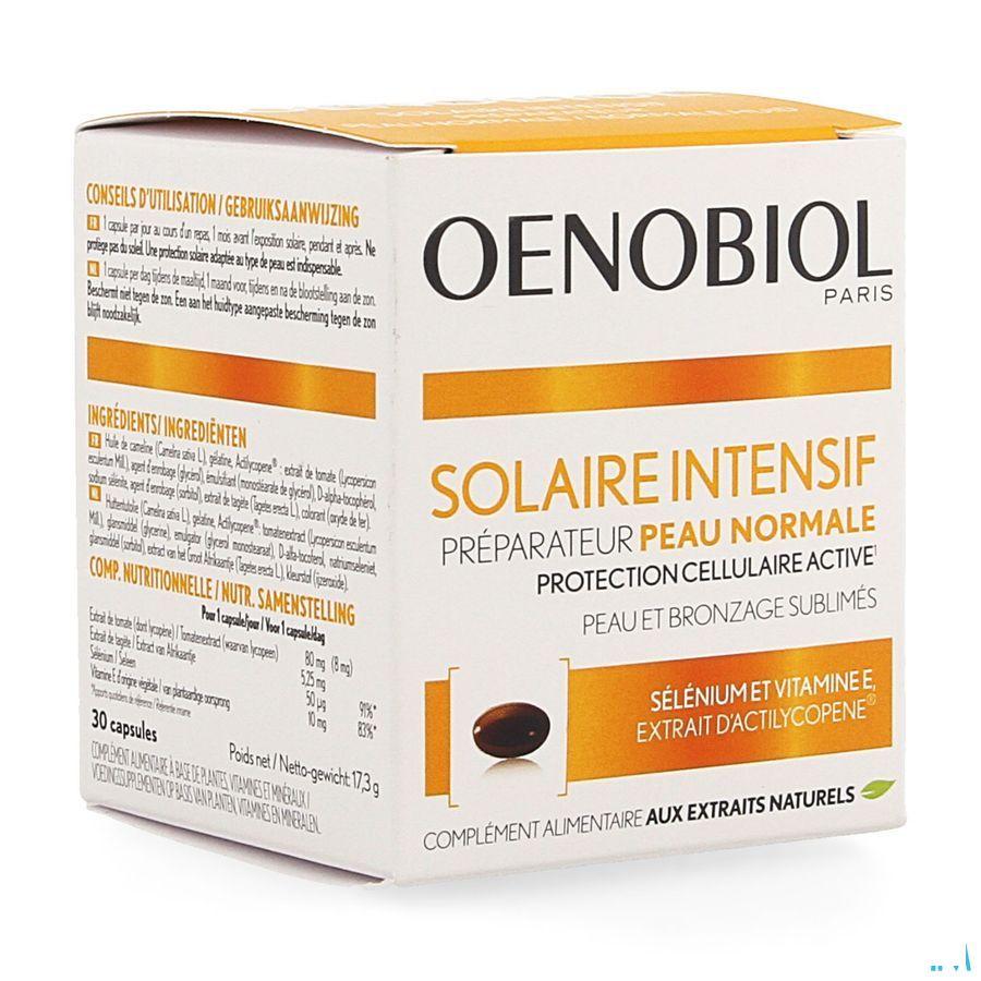 Oenobiol Solaire Intensif Normale Huid 30 Capsule
