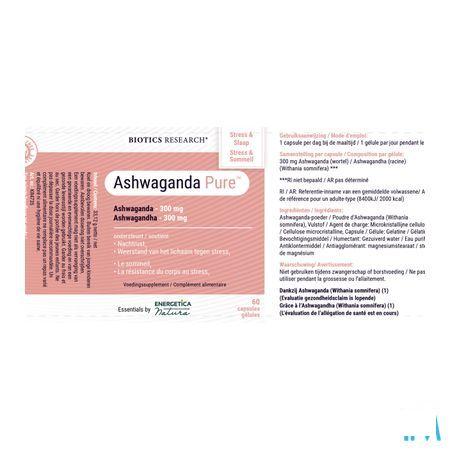 Ashwaganda Pure 60 capsules  -  Energetica Natura