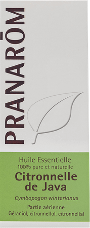 Citronnelle Van Java Essentiele Olie 10 ml  -  Pranarom