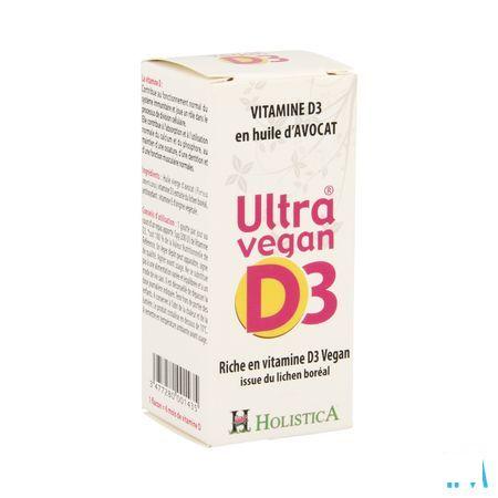 Ultra Vegan D3 Gouttes 8ml Holistica  -  Bioholistic Diffusion