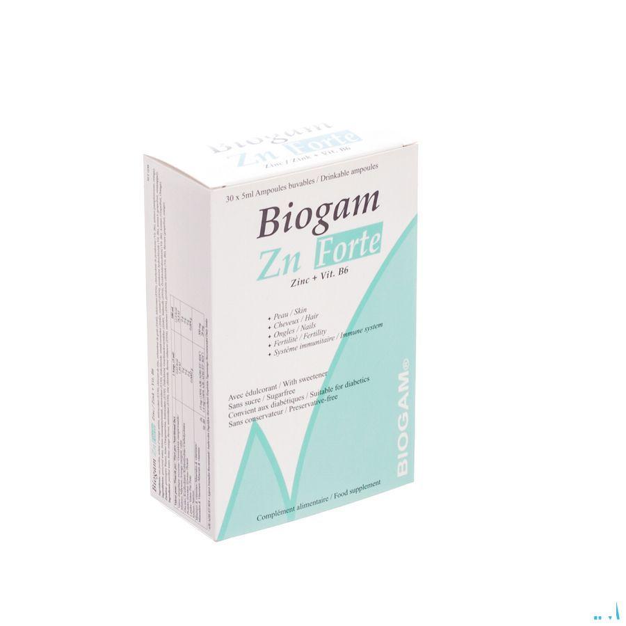 Biogam Zn Forte Amp Buv. 30 x 5ml