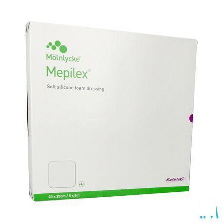 Mepilex Pansement Mousse Sil Abs Ster 20x20cm 5 294400  -  Molnlycke Healthcare