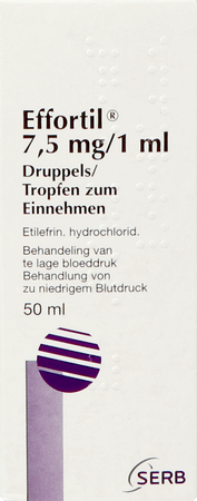 Effortil Gouttes 50 gr 0,75 %