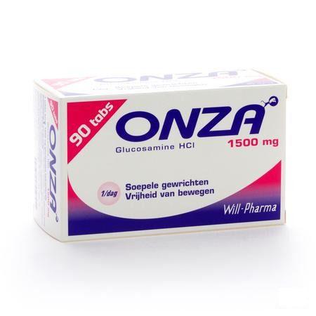 Onza 1500 mg Soepele Gewrichten Tabletten 90  -  Will Pharma