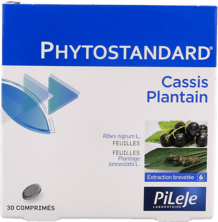 Phytostandard Zwarte Aalbes-weegbree Tabletten 2x15  -  Pileje