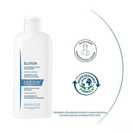 Ducray Elution Sh Doux Equilibrant 200 ml 