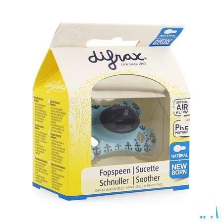 Difrax Fopspeen Natural Newborn  -  Difrax