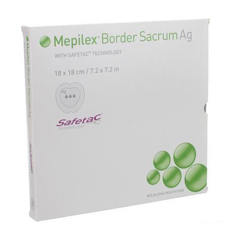 Mepilex Border Ag Sacrum Ster 18,0X18,0 5 382000  -  Molnlycke Healthcare