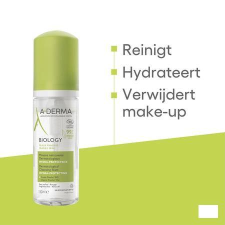 Aderma Biology Reinigingsschuim Hyd.Bescherm 150 ml