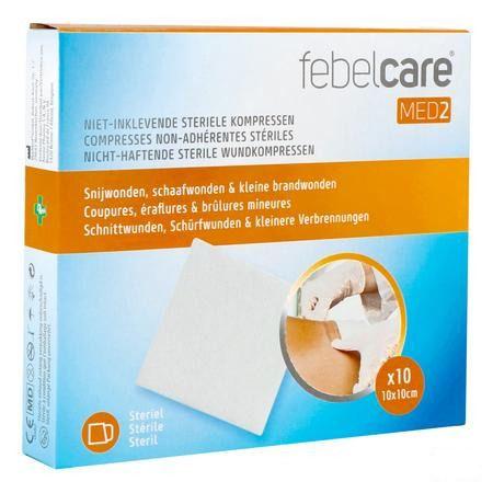 Febelcare Med2 Komp.n-inkl. Ster. 10,0x10,0cm 10x1