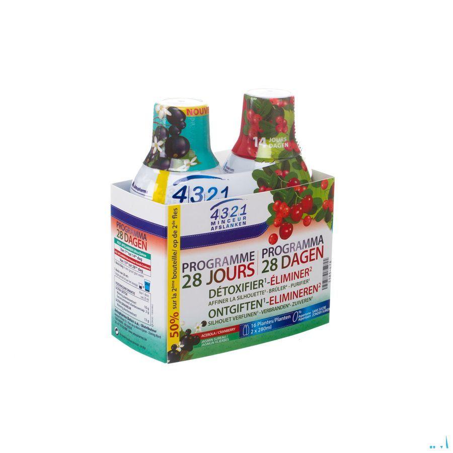 4321 Ultra Draineur Acerola 2x280 ml  -  Arkopharma