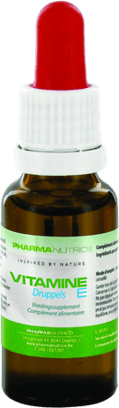 Vit E Druppels 20ml Pharmanutrics  -  Pharmanutrics