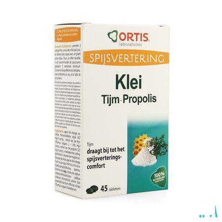 Ortis Klei-tijm-propolis Tabletten 3x15  -  Ortis