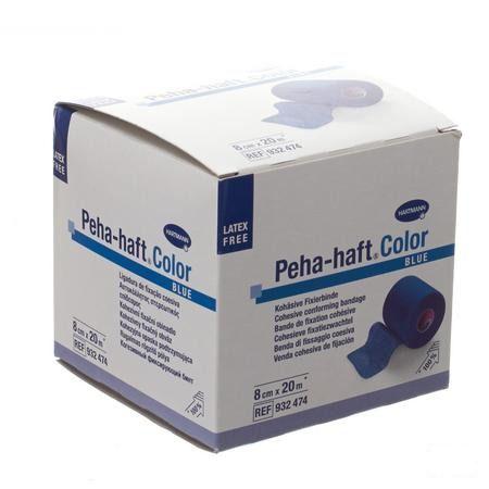 Peha Haft Col.Z/Lat.Blauw 8Cmx20M 1 9324742  -  Hartmann