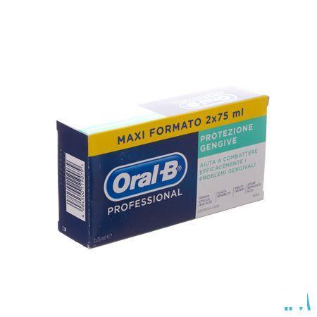 Oral B Professional Prot. Gencives Dentifrice 2X75ml