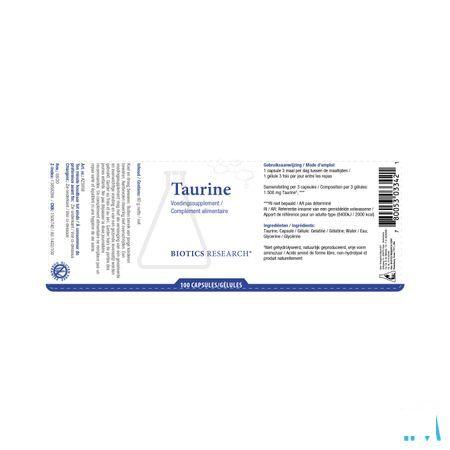 Biotics Taurine 100 capsules  -  Energetica Natura