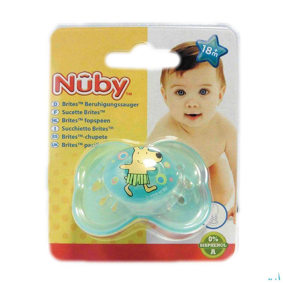 Nuby Pastelsac Ovale Fopspeen - 6-18m  -  New Valmar