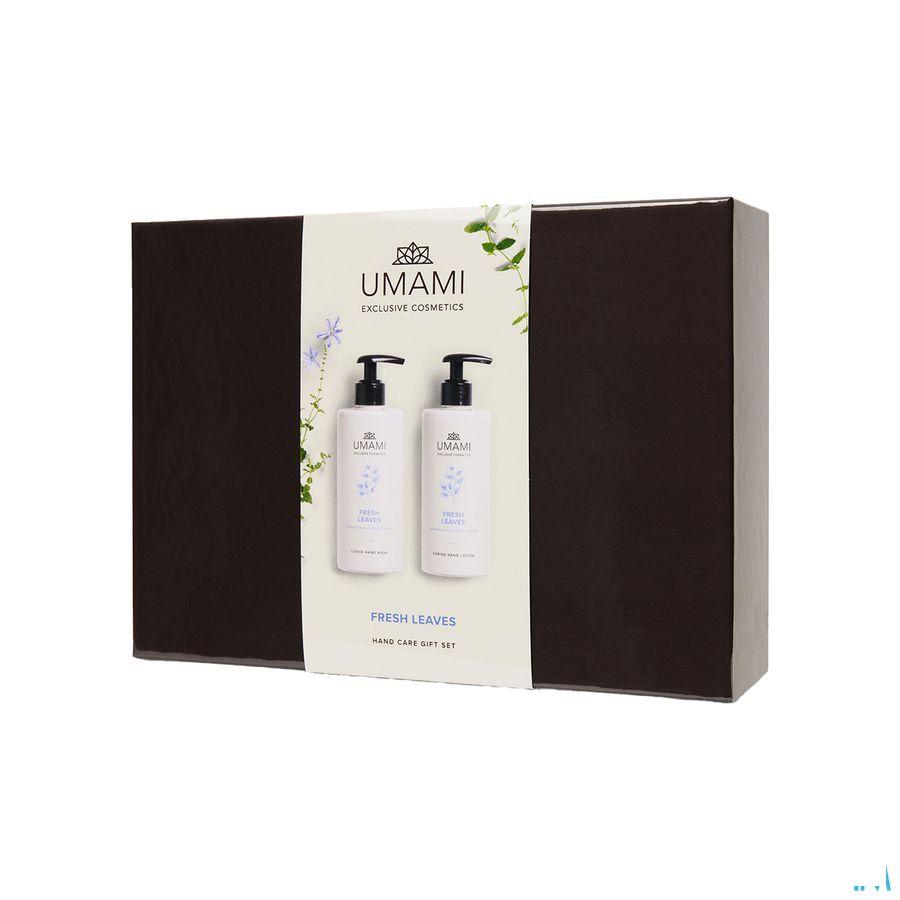 Umami Fresh Leaves Giftset Hand 300 ml