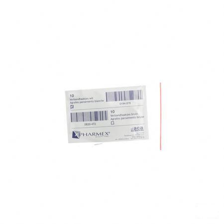 Pharmex Agrafes Pansement Chair 10  -  Infinity Pharma