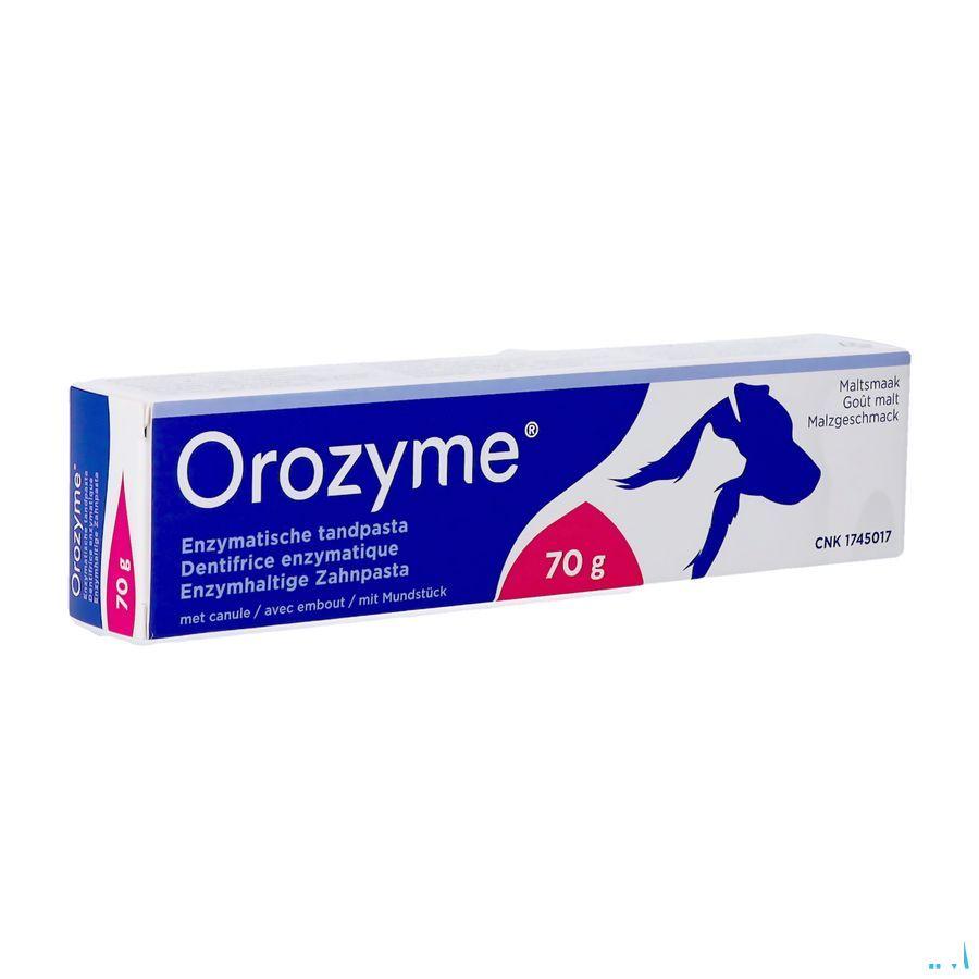 Orozyme Canine Tandp Enzymatisch Hond Tube 70 gr  -  Ecuphar