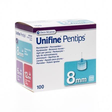 Unifine Pentips Pennaald 31 gr 8mm 100 An3530  -  Line-Gold