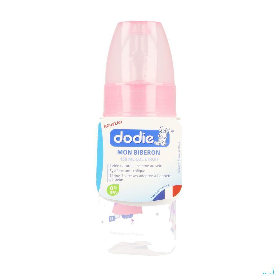 Dodie Mijn Zuigfles Speen 1 grat Roze Prinses 150 ml