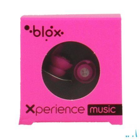 Blox Xperience Music Oordoppen Fluo Roze 1 Paar