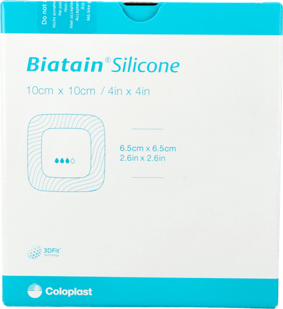 Biatain Silicone Pansement Mousse 10,0x10,0cm 10 33435  -  Coloplast