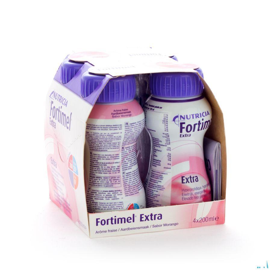 Fortimel Extra Fraise 4x200 ml 3248952  -  Nutricia