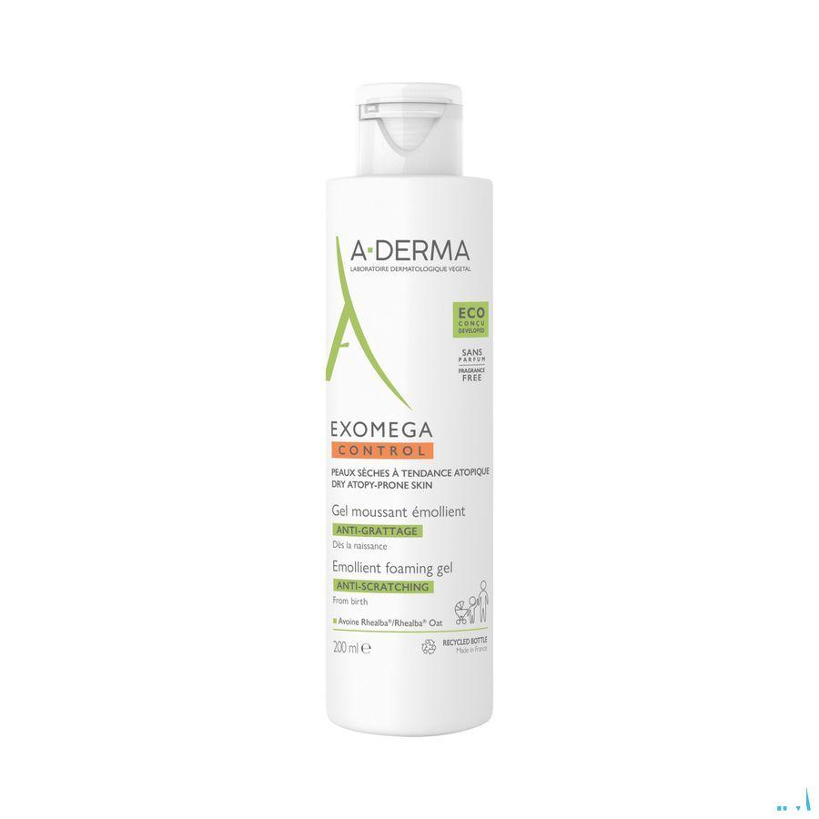Aderma Exomega Control Emol. Schuimende Gel 200 ml  -  Aderma Benelux